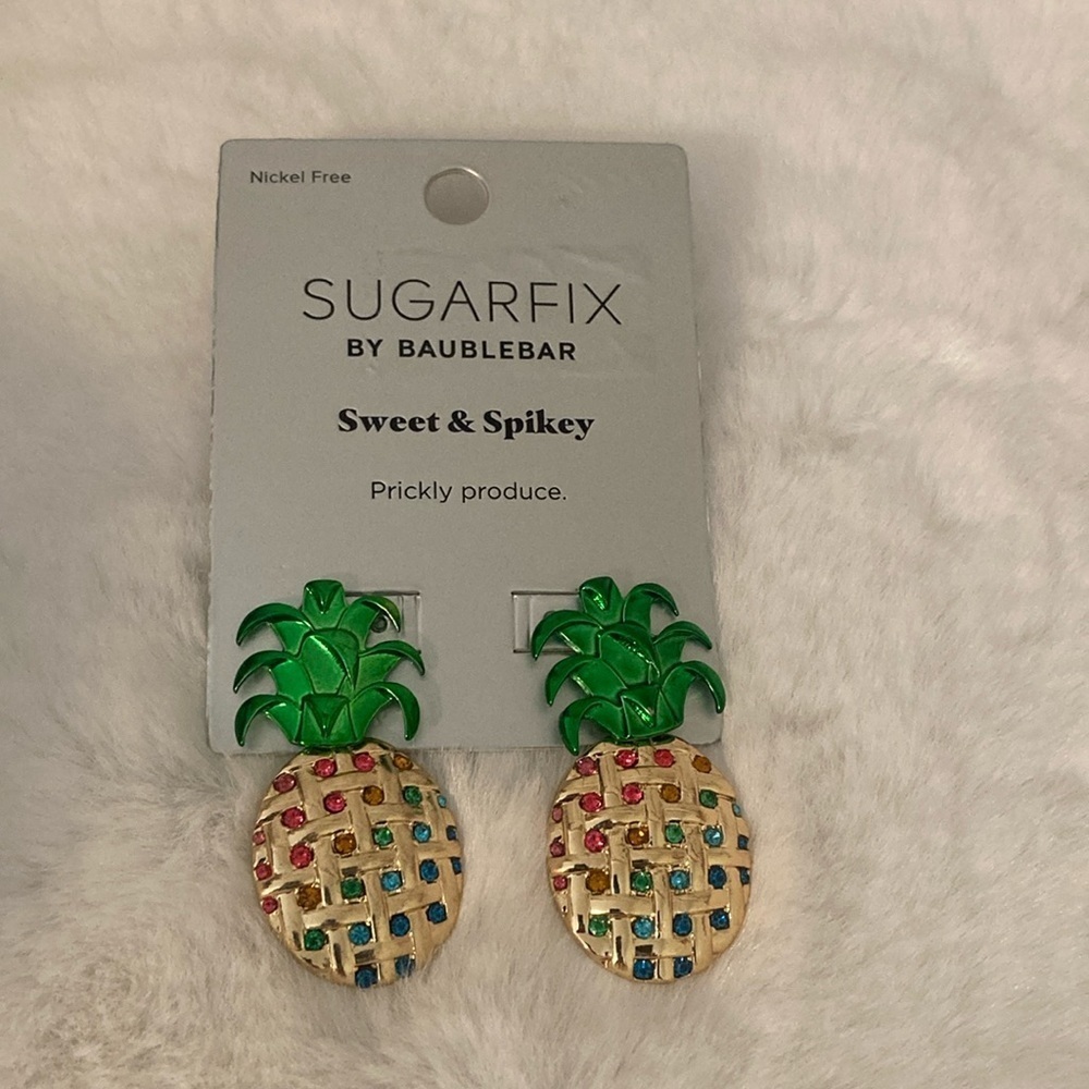 Sugarfix by Baublebar Sweet & Spikey Pineapple Earrings